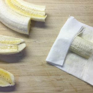 vegan banana fritters